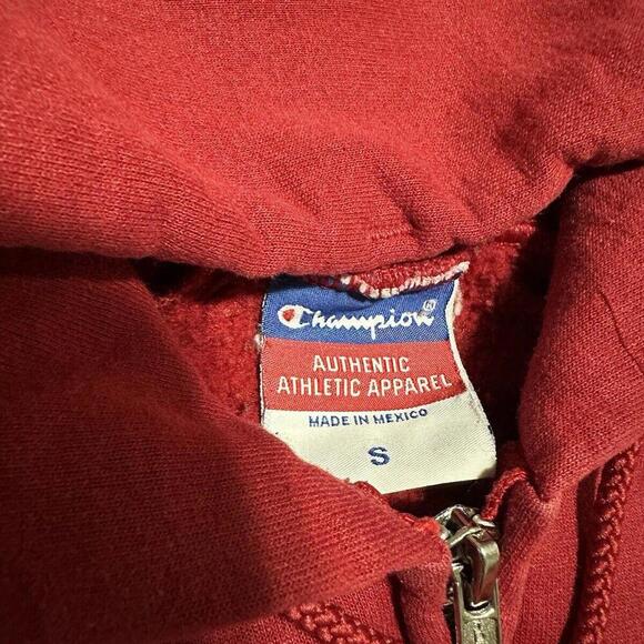 Vintage Champion Sweatshirt Women's Small Full Zip WSU Washington State Cougars - Picture 3 of 13